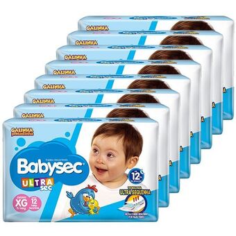 Zema Fralda babysec ultra jumbinho tamanho xg - 8 pacotes com 12 oferta