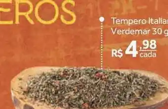 Verdemar Supermercado Tempero Italiano Verdemar 30g oferta