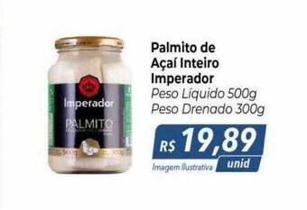 Hiper Moreira Palmito de açaí inteiro imperador oferta