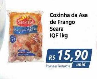 Hiper Moreira Coxinha da asa de frango seara iqf oferta