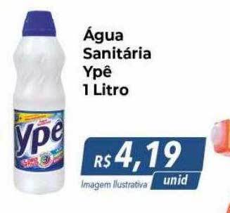 Hiper Moreira Água sanitária ypê oferta