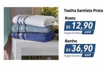 Hiper Moreira Toalha santista prata oferta