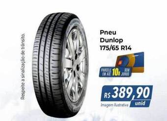 Hiper Moreira Pneu dunlop 175 65 r14 oferta