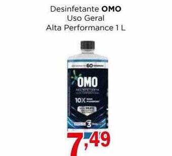 Supermercados Mundial Desinfetante omo uso geral alta performance oferta