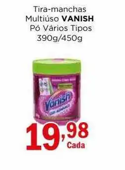 Supermercados Mundial Tira-manchas multiúso vanish pó varios tipos oferta