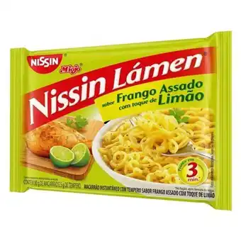 Macarrão instantâneo nissin lámen frango assado limão 85g