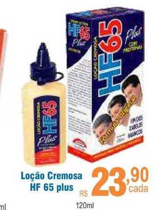 ForteFarma Loção Cremosa Hf 65 Plus 120ml oferta