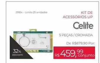Kit de accessórios up celite