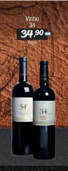 Big Mais Supermercados Vinho 34 oferta