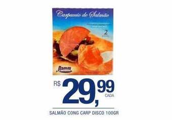 DB Supermercados Salmão cong carp disco 100gr oferta