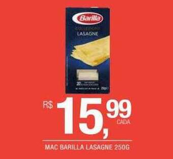 Mac barilla lasagne