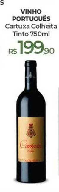 Vinho português cartuxa colheita tinto