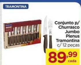 Carrefour Conjunto p churrasco jumbo plenus tramontina oferta