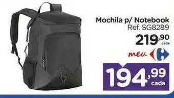 Carrefour Mochila p notebook oferta