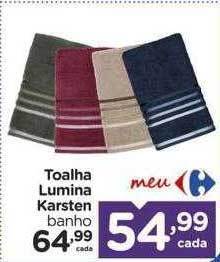 Carrefour Toalha lumina karsten oferta