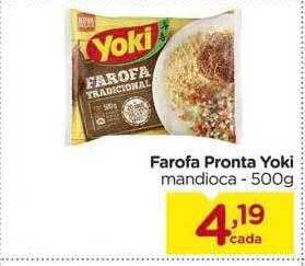 Carrefour Farofa pronta yoki oferta