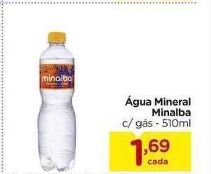 Carrefour Água mineral minalba oferta