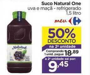 Carrefour Suco natural one oferta