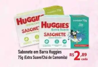 Sabonete em barra huggies