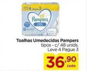 Carrefour Toalhas umedecidas pampers oferta