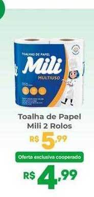 Coocerqui Toalha de papel mili oferta
