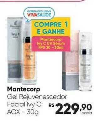 Drogaria São Paulo Mantecorp gel rejuvenescedor facial ivy c aox oferta