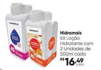 Drogaria São Paulo Hidramais kit loção hidratante oferta