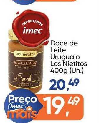 Imec Supermercados Doce de leite uruguaio los nietitos oferta