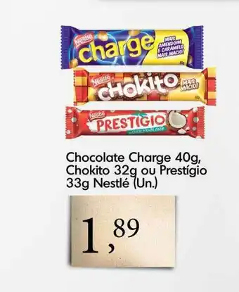 Imec Supermercados Chocolate charge chokito ou prestigio nestlé oferta
