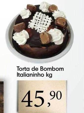 Imec Supermercados Torta de bombom italianinho kg oferta