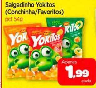 Nordestão Salgadinho yokitos conchinha-favoritos oferta