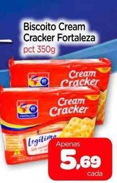 Biscoito cream cracker fortaleza