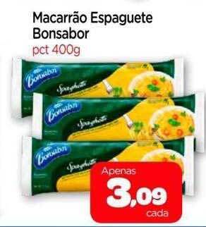 Macarrão espaguete bonsabor