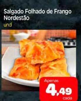 Nordestão Salgado folhado de frango nordestão oferta