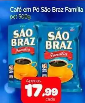 Nordestão Café em pó são braz família oferta