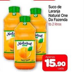 Nordestão Suco de laranja natural one da fazenda oferta
