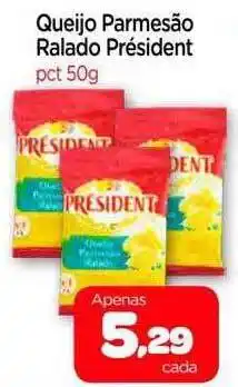 Queijo parmesão ralado président