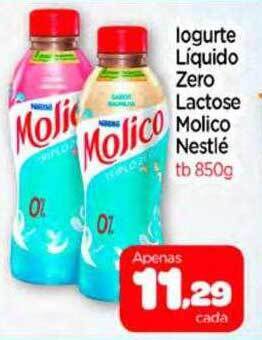 Nordestão Iogurte líquido zero lactose molico nestlé oferta