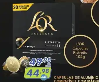 Prezunic L'Or Capsulas Ristretto 104g oferta