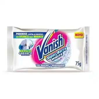 Tira manchas vanish super barra roupas brancas 75g