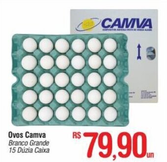 Fort Atacadista Ovos Camva Branco 15 Duzia caixa oferta
