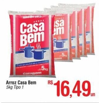 Fort Atacadista Arroz Casa Bem 5kg tipo 1 oferta
