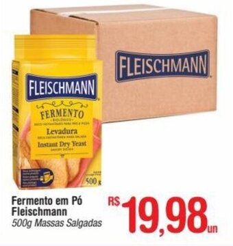 Fermento em po Fleischmann 500g