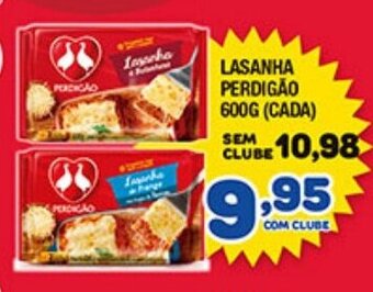 Costazul Supermercados Lasanha Perdigao 600g oferta