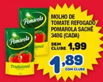 Molho de Tomate Refogado Pomarola Sache 340g