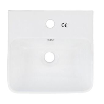 Leroy Merlin Cuba semi encaixe quadrada leti 36,5x36,5cm branco sensea oferta