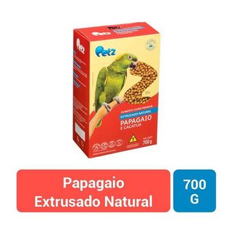 Petz Alimento pássaro petz extrusado natural para papagaio e cacatua - 700g oferta