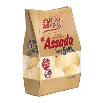 Perini Pao queijo forno minas tradicional assado congelado 240gr oferta