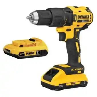 Lojas TaQi Furadeira parafusadeira e bateria dewalt 20v, max li-ion, 2ah oferta