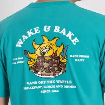 Vans Camiseta fresh waffles daily ss oferta